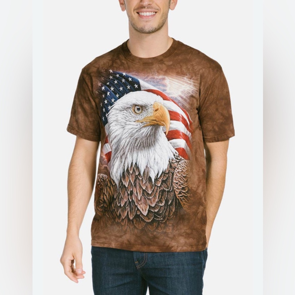 The Mountain Independance Eagle T-Shirt Size XL